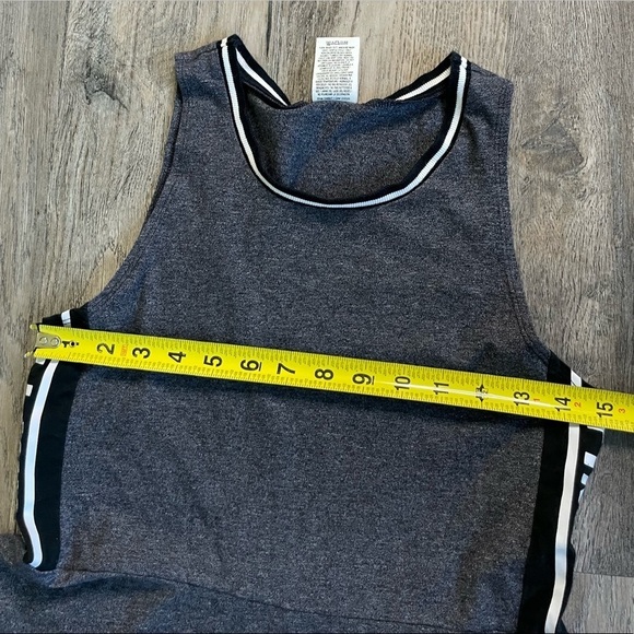 Victoria’s Secret PINK Charcoal Logo Tank Dress, size medium. - Picture 6 of 8